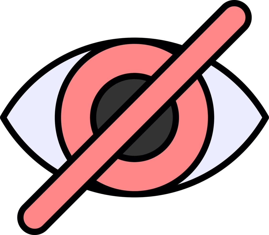 Close Eyes Creative Icon Design vector