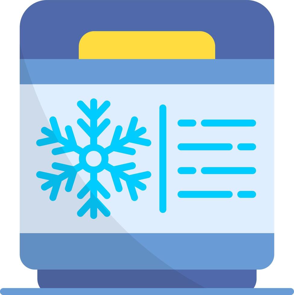 Freezer Creative Icon Design vector