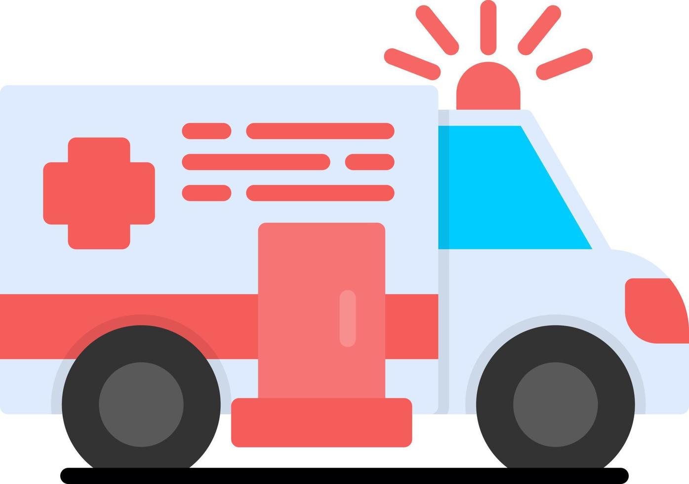 Ambulance Creative Icon Design vector