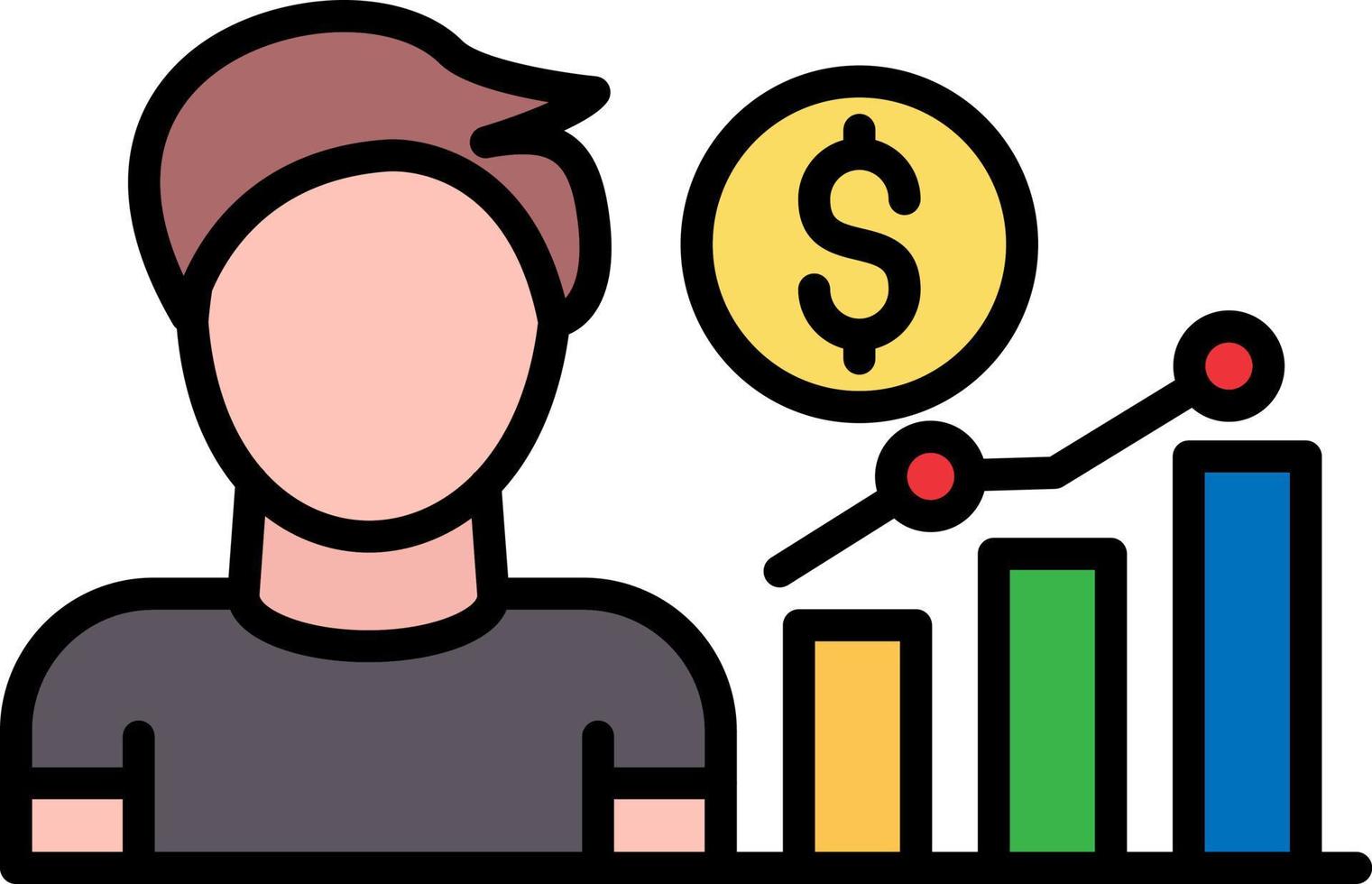Broker Creative Icon Design vector