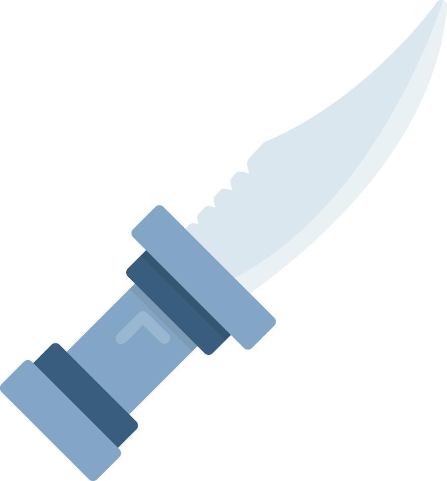 Police Knife Creative Icon Design vector