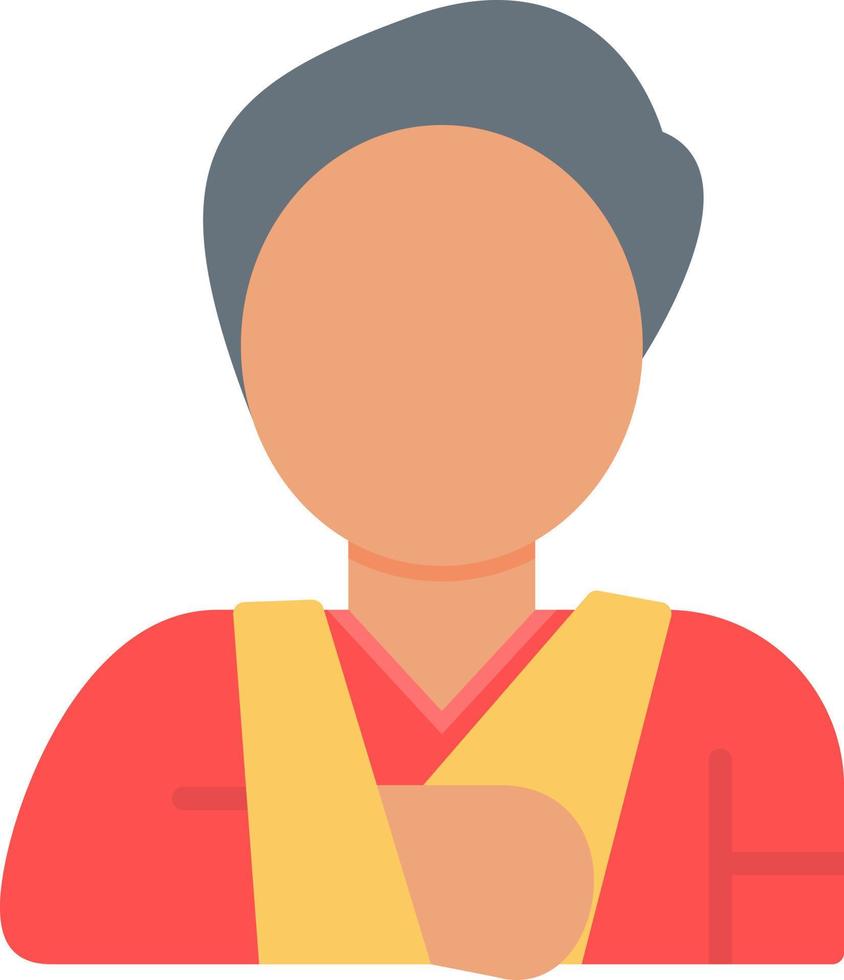 Injury Creative Icon Design vector