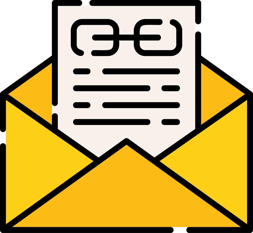 Email Link Creative Icon Design vector