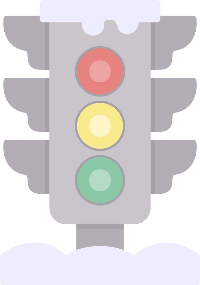 Traffic Light Creative Icon Design vector