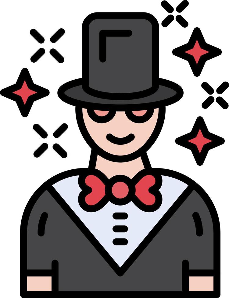 Magician Creative Icon Design vector