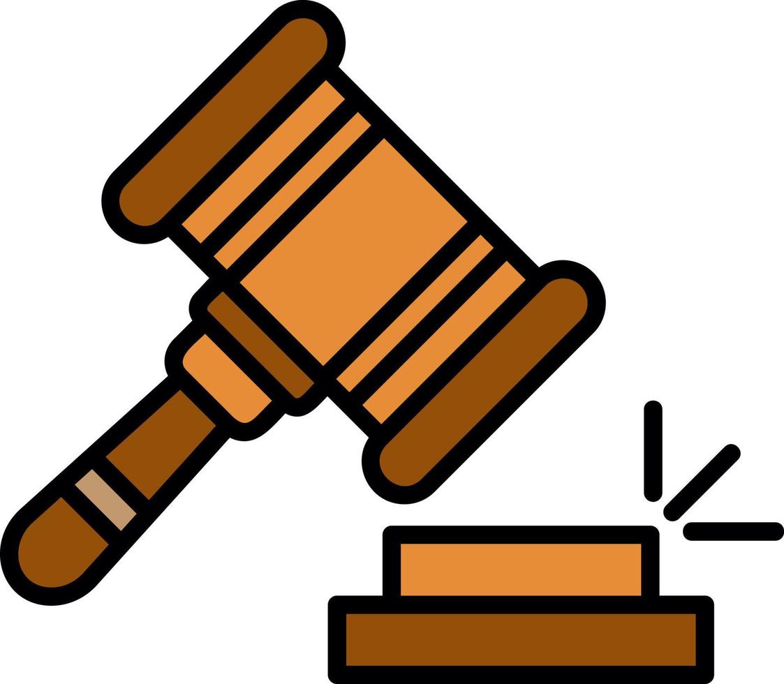 Gavel Creative Icon Design vector