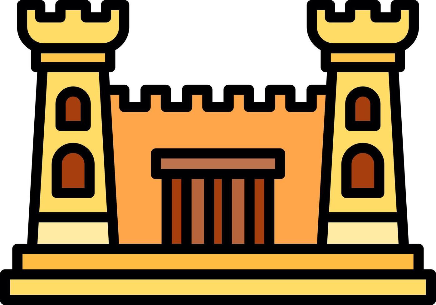 Fortress Creative Icon Design vector