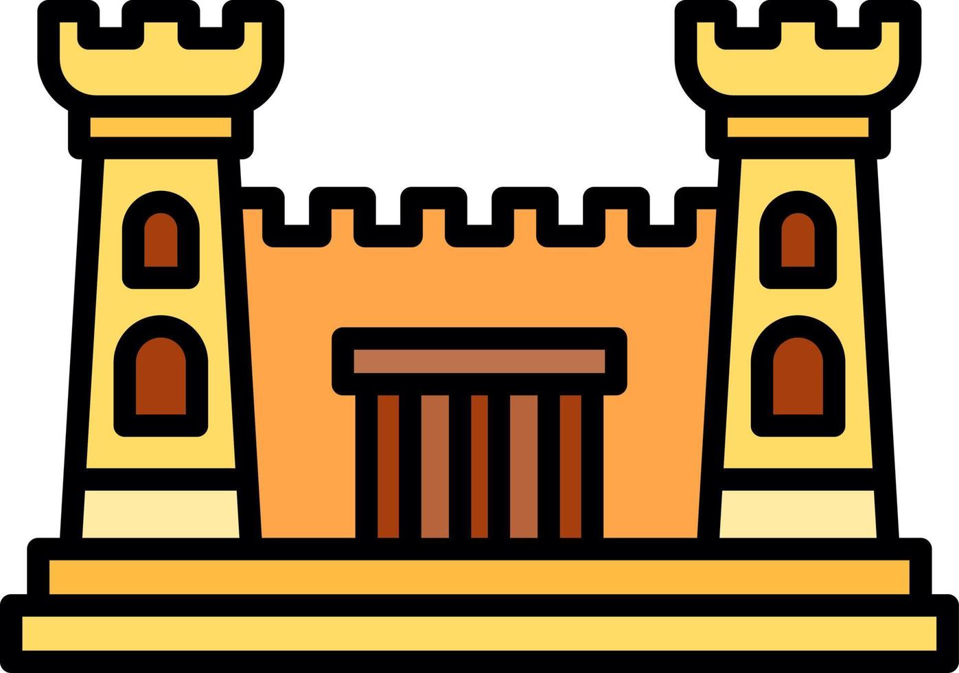 Fortress Creative Icon Design vector