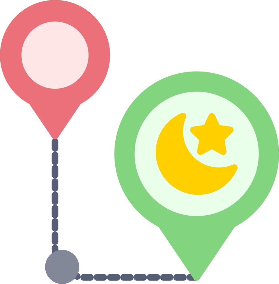 Pilgrimage Creative Icon Design vector