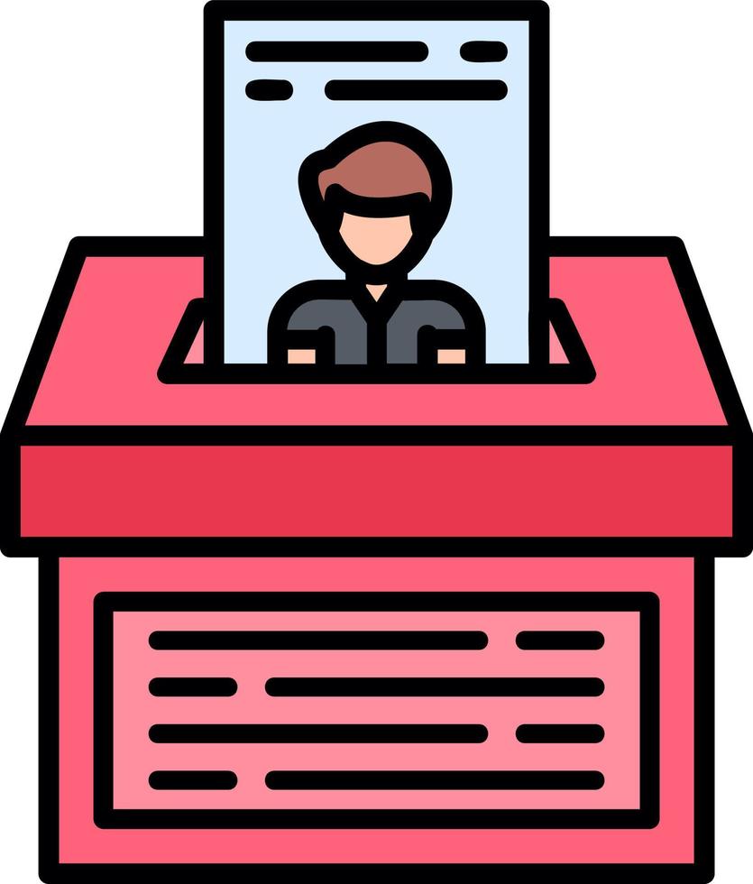 Ballot Creative Icon Design vector