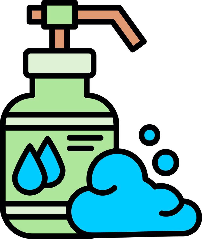 Shampoo Creative Icon Design vector