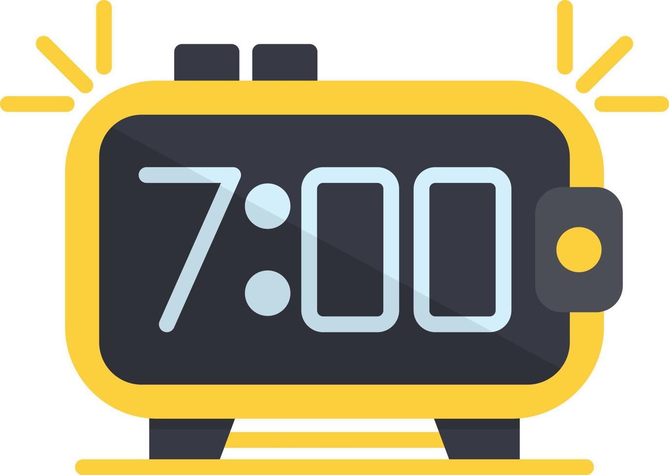 Alarm Clock Creative Icon Design vector