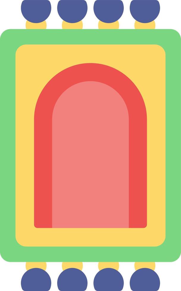 Prayer Rug Creative Icon Design vector