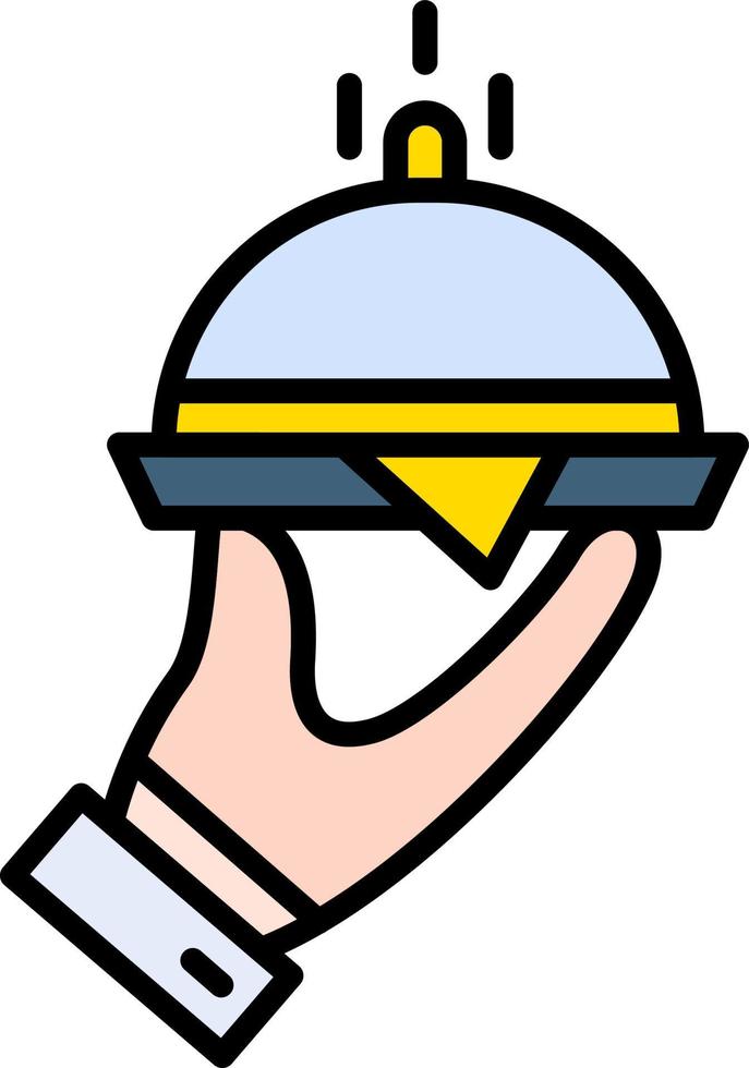 Food Tray Creative Icon Design vector