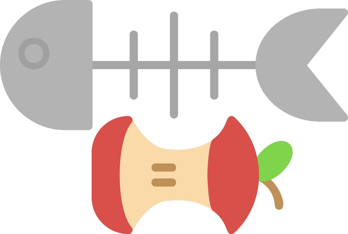 Food Waste Creative Icon Design vector
