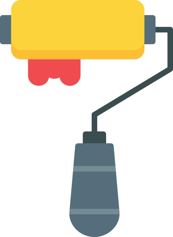 Paint Roller Creative Icon Design vector