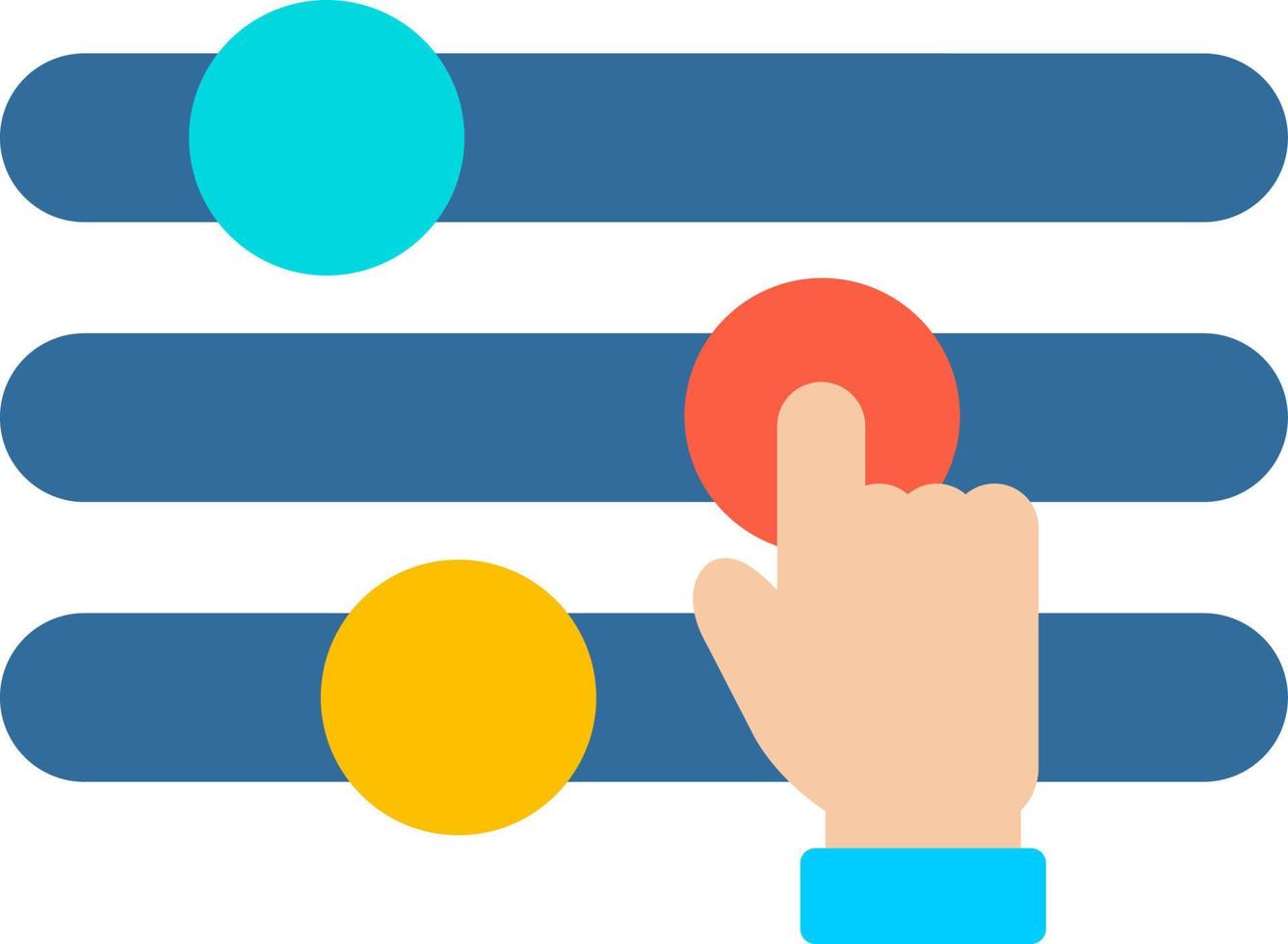 Adjust Creative Icon Design vector