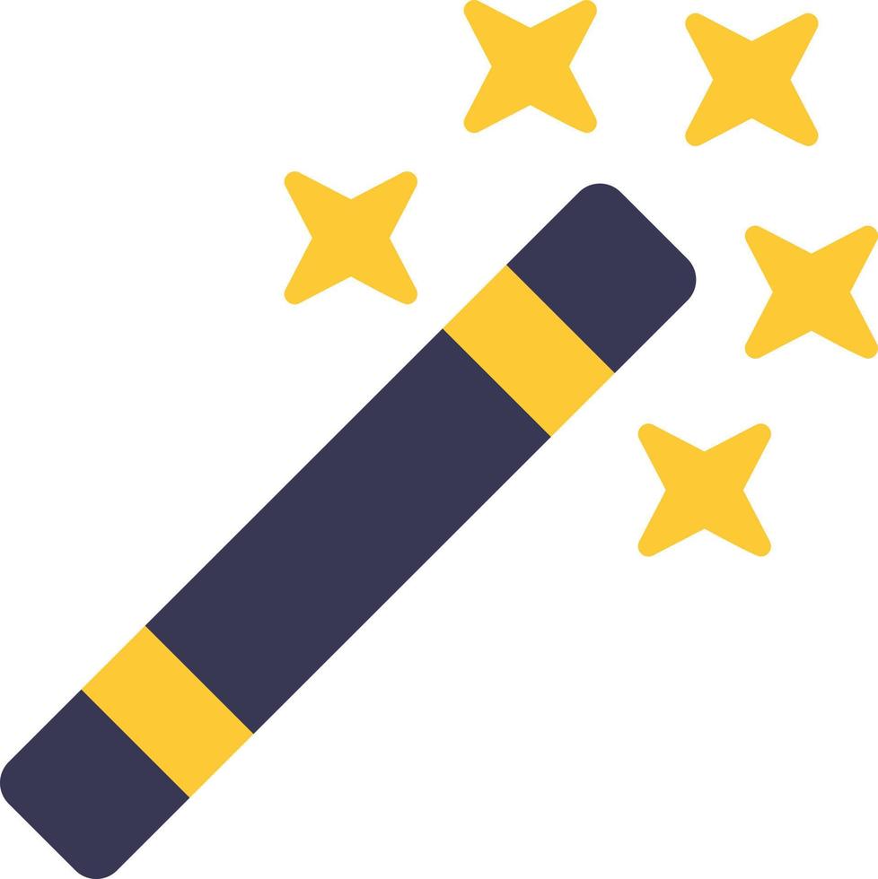 Magic Wand Creative Icon Design vector