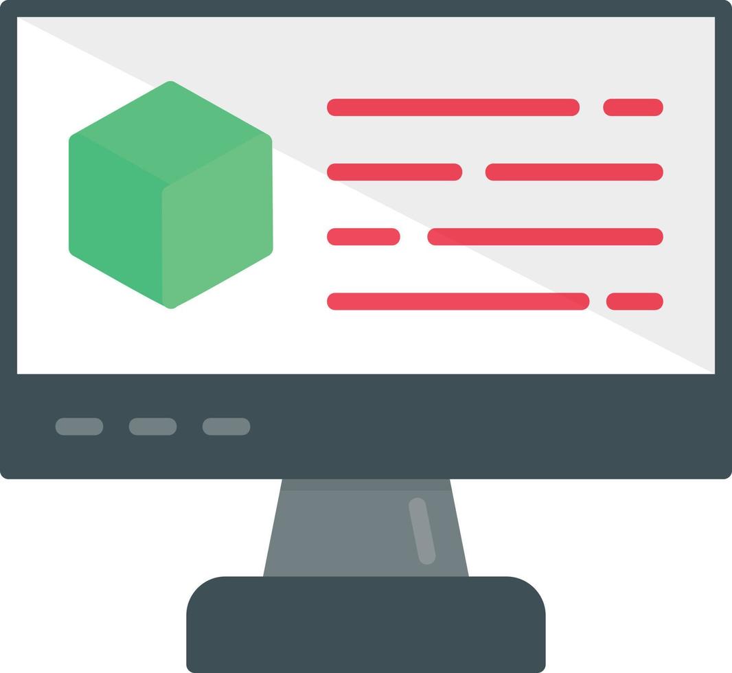 Computer Design Creative Icon Design vector