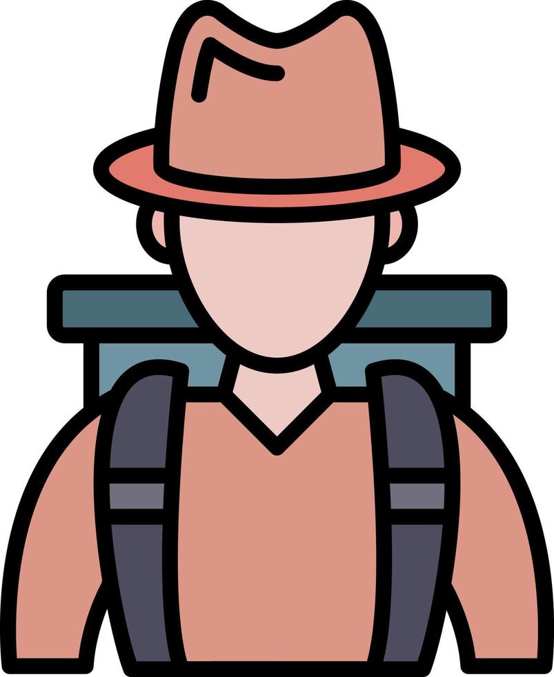 diseño de icono creativo aventurero vector