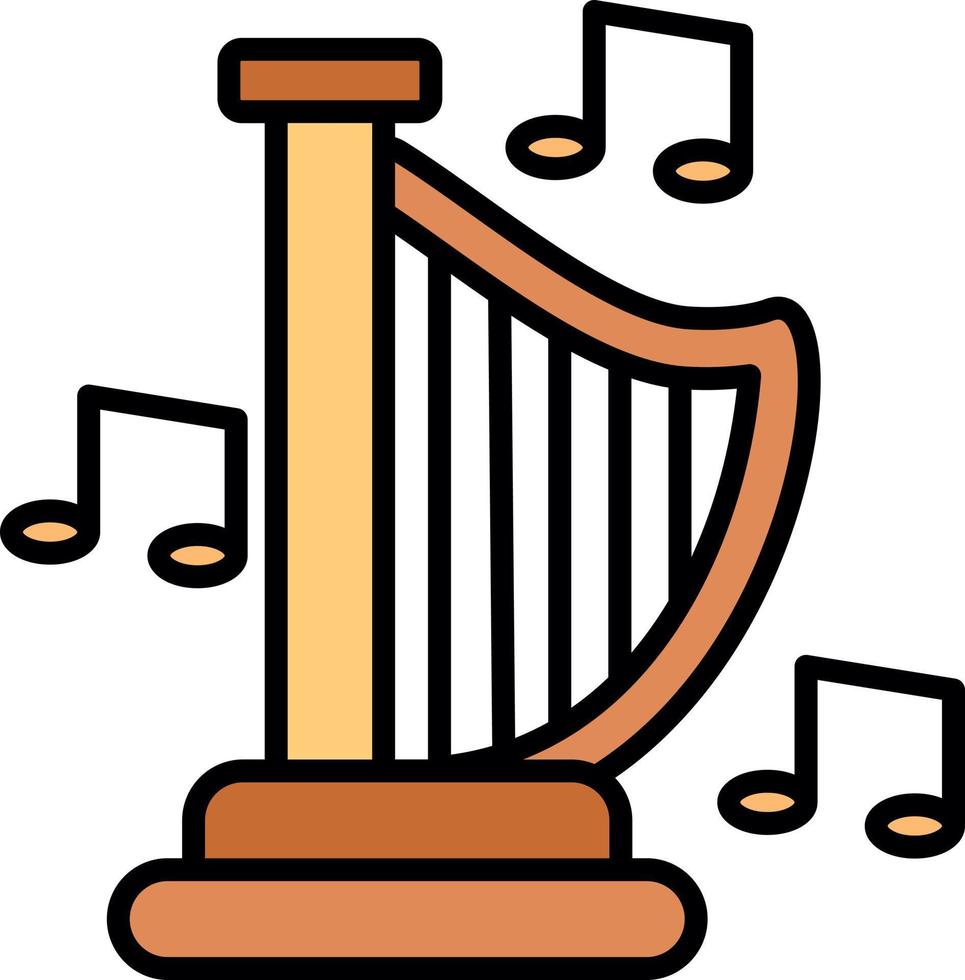 Harp Creative Icon Design vector