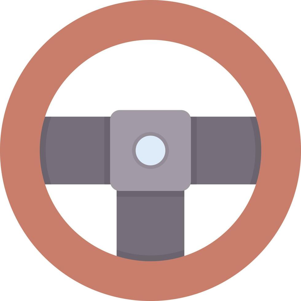 Steering Wheel Creative Icon Design vector