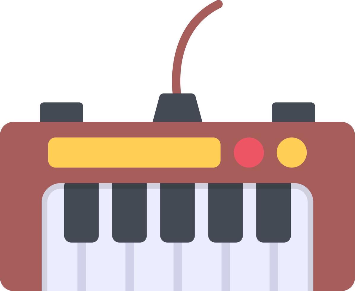 Piano Keyboard Creative Icon Design vector