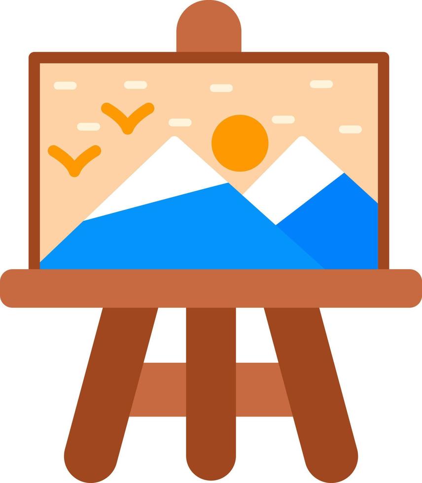 Canvas Creative Icon Design vector