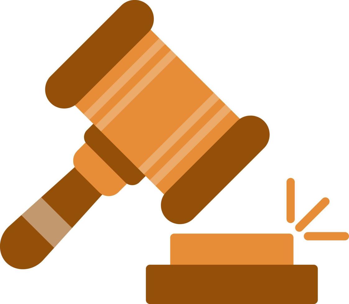 Gavel Creative Icon Design vector