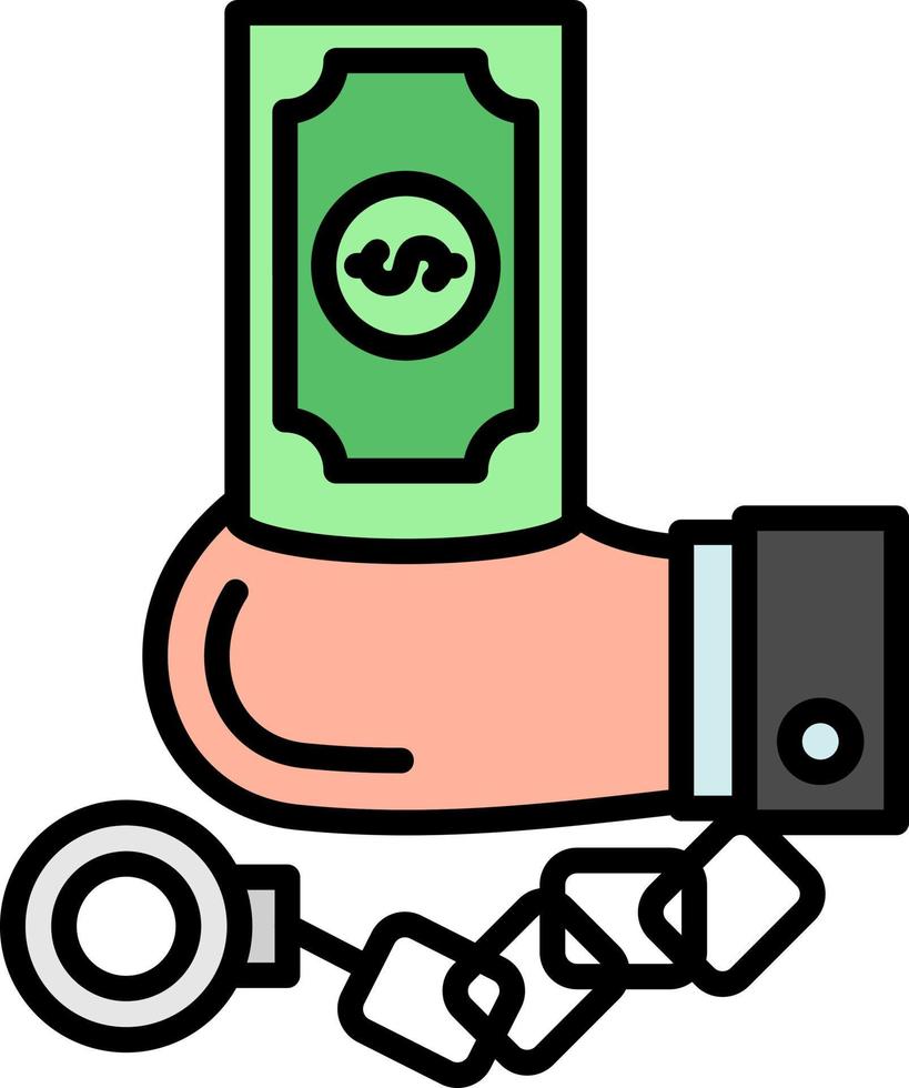 Corruption Creative Icon Design vector