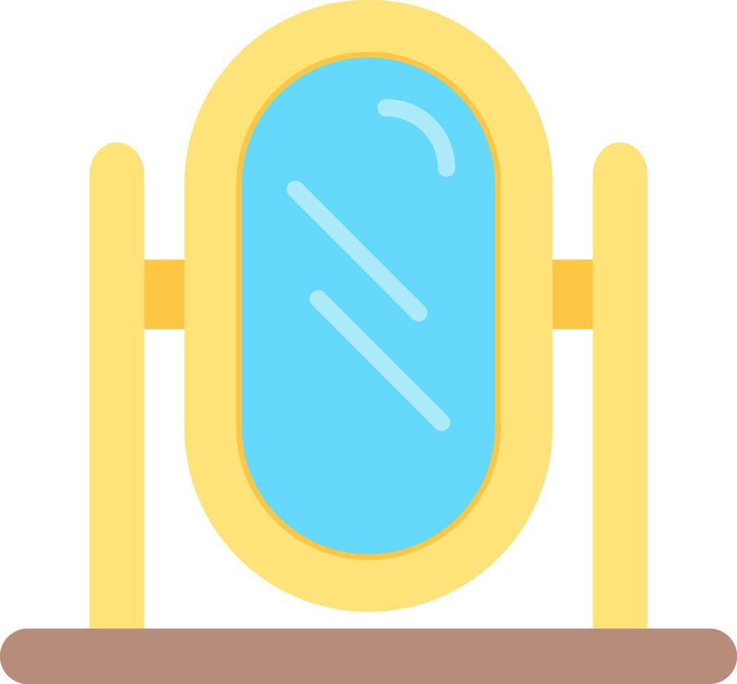 Mirror Creative Icon Design vector