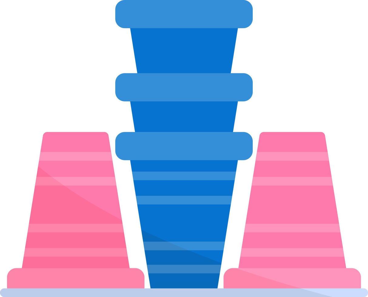 Plastic Cup Creative Icon Design vector