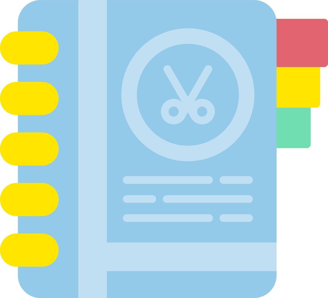 diseño de icono creativo de agenda vector