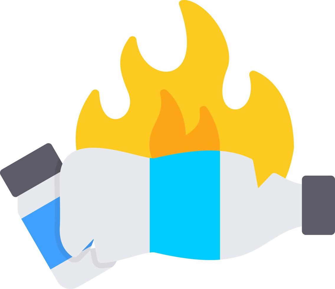 Burn Creative Icon Design vector