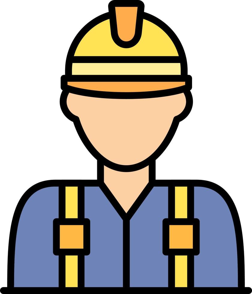 Worker Creative Icon Design vector