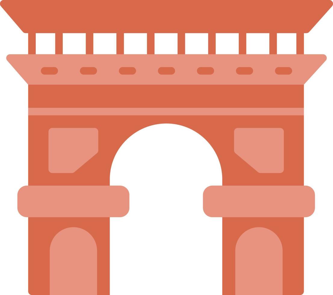 diseño de icono creativo de arc de triomphe vector