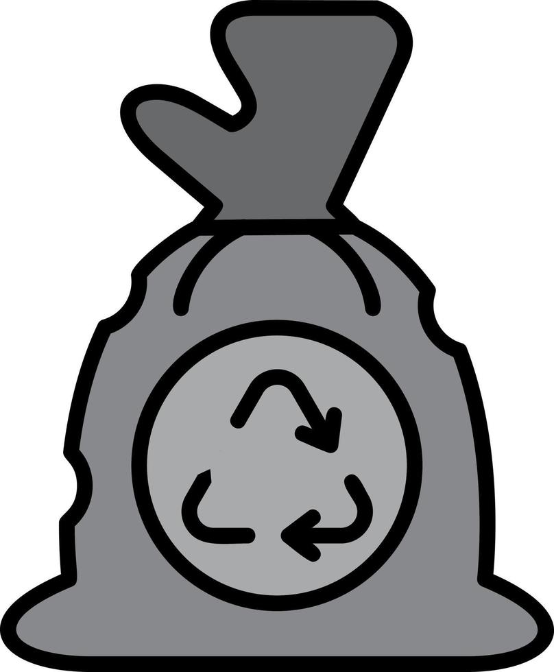 Garbage bag Creative Icon Design vector