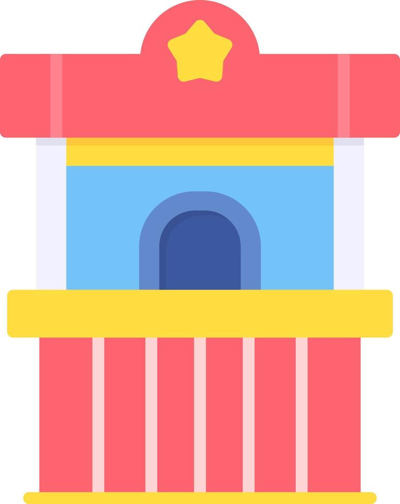Ticket Box Creative Icon Design vector