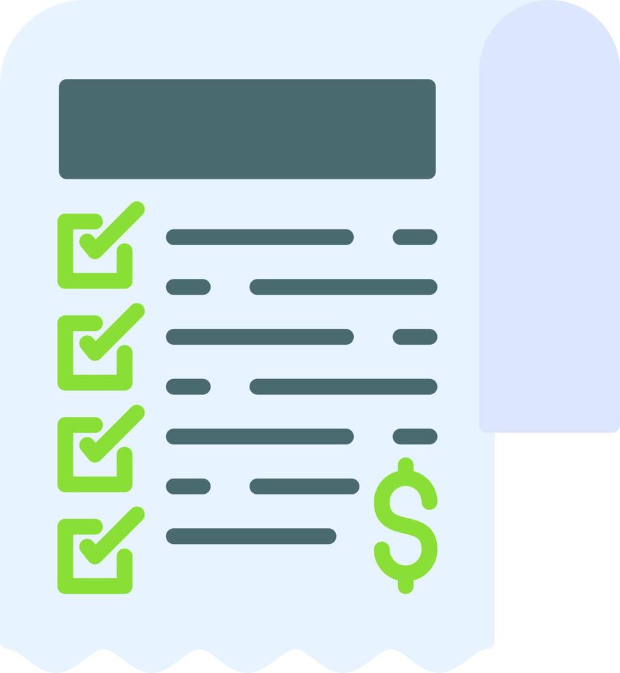 Bill Creative Icon Design vector
