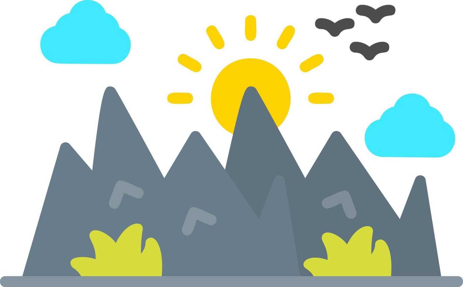 Mountain Creative Icon Design vector