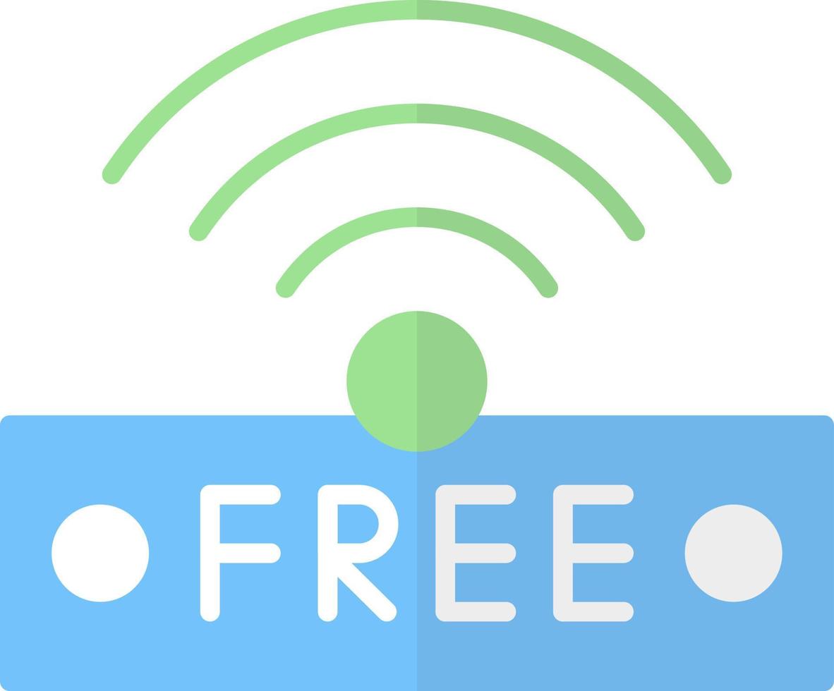 Free Wifi Creative Icon Design vector