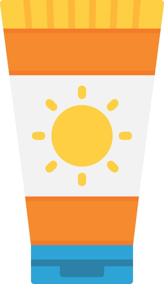 Sunscreen Creative Icon Design vector