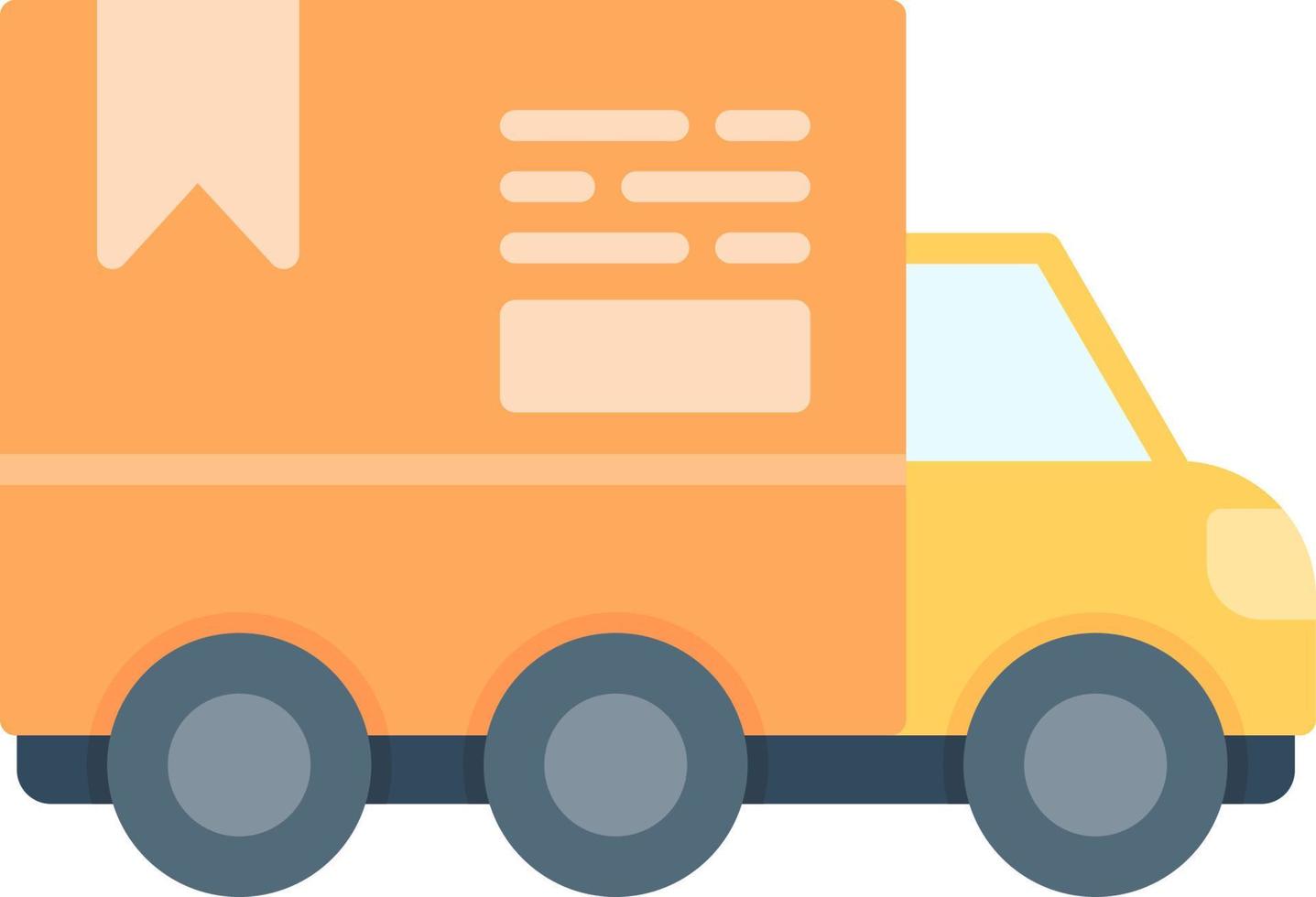 Delivery Truck Creative Icon Design vector