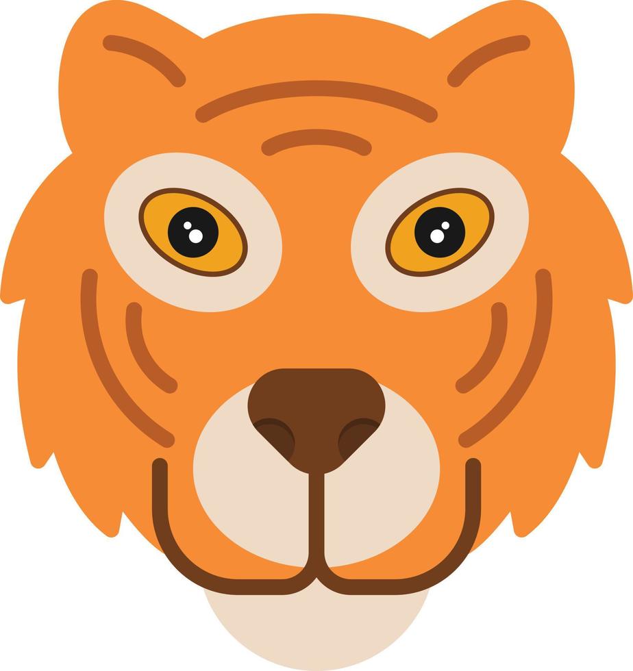 diseño de icono creativo de tigre vector