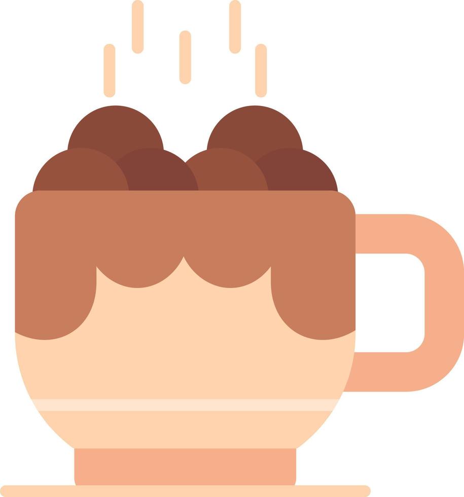 Hot Chocolate Creative Icon Design vector