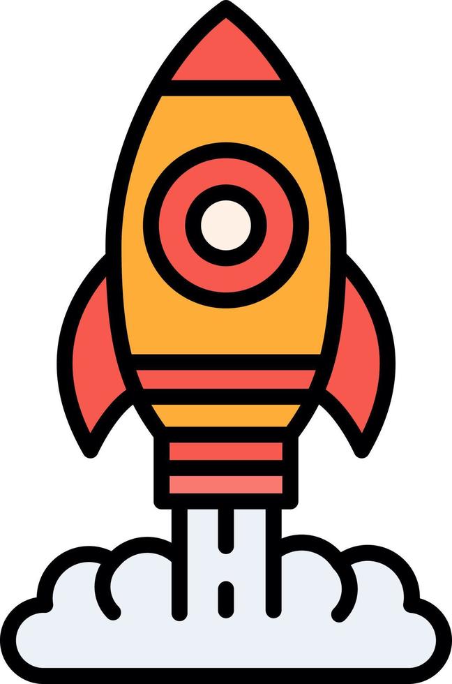 Rocket Creative Icon Design vector