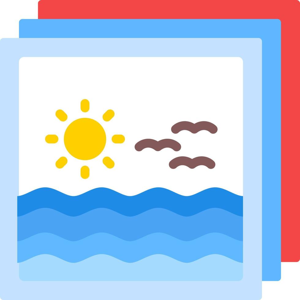 Photo Album Creative Icon Design vector