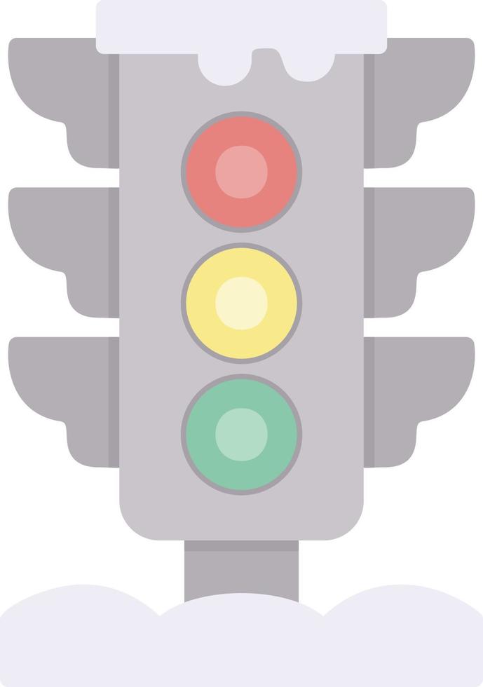 Traffic Light Creative Icon Design vector