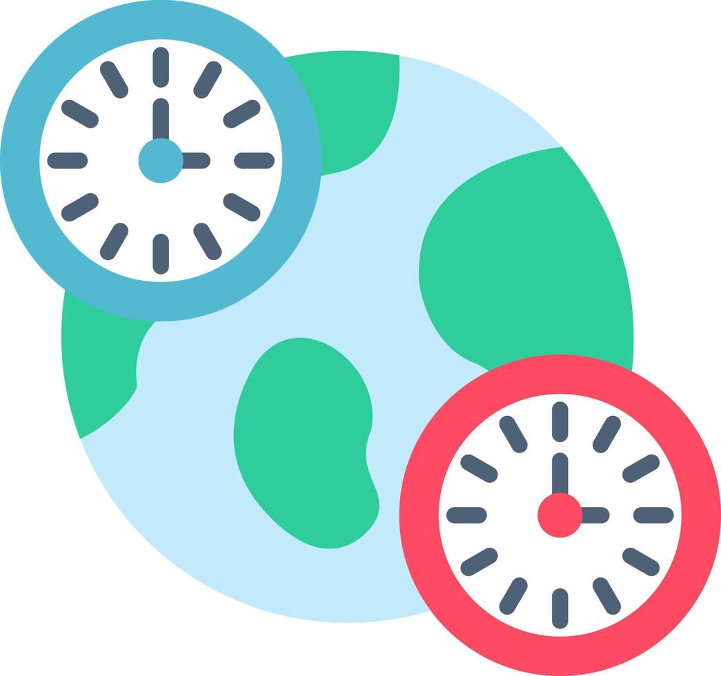 Jet Lag Creative Icon Design vector