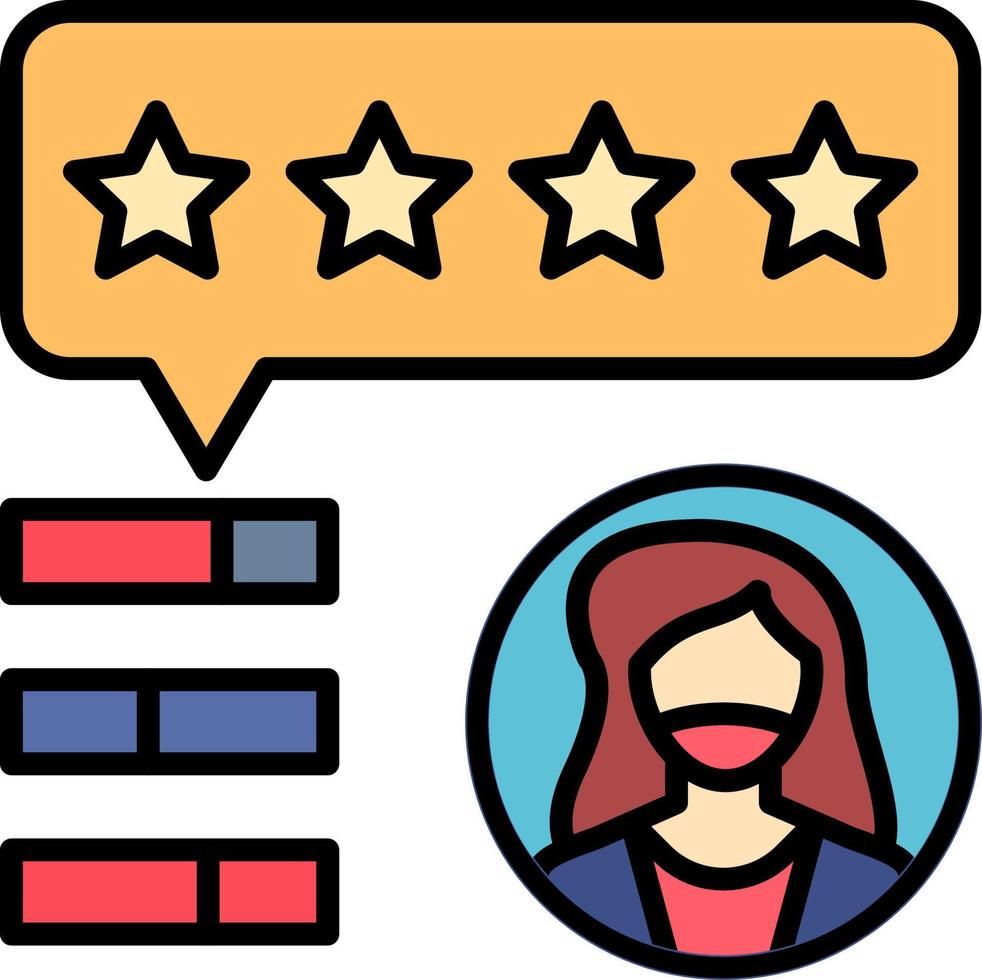 Review Creative Icon Design vector